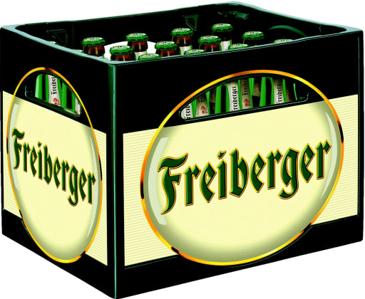 Foto Freiberger Festbier Kasten 20 x 0,5 l Glas Mehrweg
