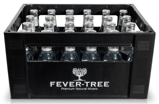Foto Fever Tree Premium Dry Tonic Water Kasten 24 x 0,2 l Glas Mehrweg