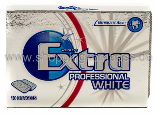 Foto Wrigley's Extra Professional White Kaugummi 10 Dragees