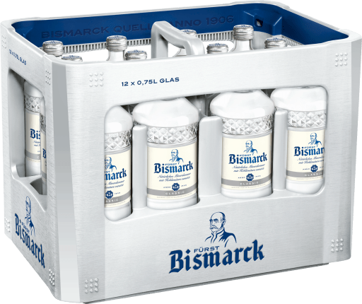 Miniaturansicht 0 Fürst Bismarck Mineralwasser Classic Kasten 12 x 0,75 l Glas Mehrweg