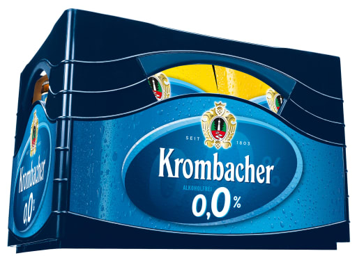Foto Krombacher 0,0 Radler alkoholfrei Kasten 24 x 0,33 l Glas Mehrweg