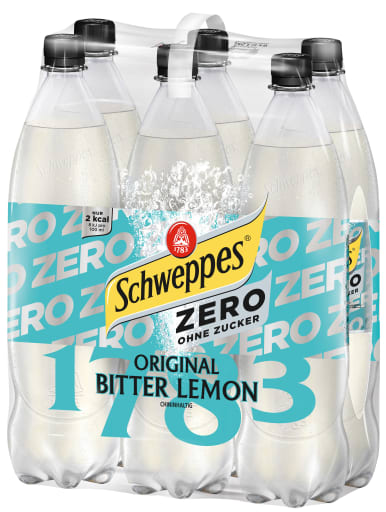 Miniaturansicht 0 Schweppes Bitter Lemon Zero 6 x 1,25 l PET Einweg
