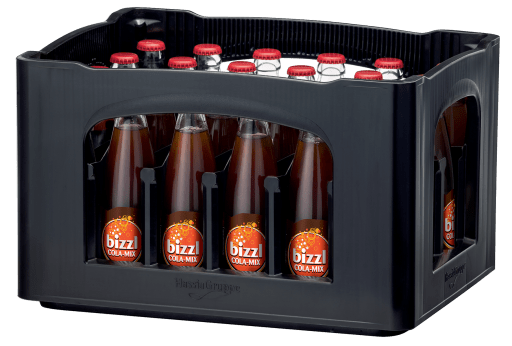 Foto Bizzl Cola Mix Kasten 24 x 0,25 l Glas Mehrweg