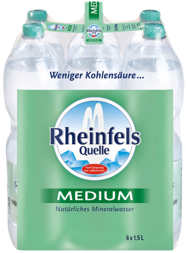 Miniaturansicht 0 Rheinfels Quelle Mineralwasser Medium 6 x 1,5 l PET Einweg