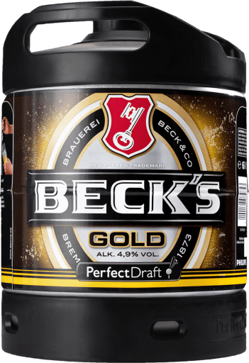 Foto Becks Gold Perfect Draft 6 l Fass