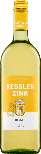Foto Kessler Zink Kerner Weißwein Trocken 1 l Glas Mehrweg