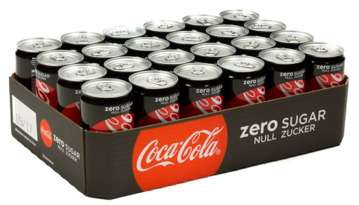Foto Coca Cola Zero Karton 24 x 0,25 l Dose Einweg