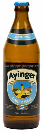 Miniaturansicht 0 Ayinger Lager Hell 0,5 l Glas Mehrweg