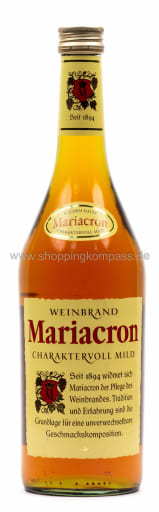 Miniaturansicht 0 Mariacron Weinbrand 0,7 l