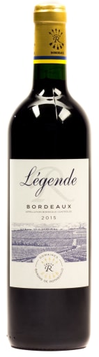 Foto Legende Bordeaux Rotwein 0,7 l Glas
