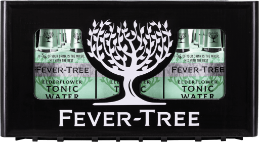 Foto Fever Tree Elderflower Tonic Water Kasten 6 x 4 x 0,2 l Glas Mehrweg