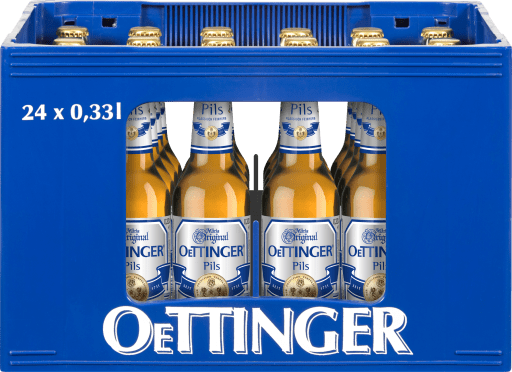 Miniaturansicht 0 Oettinger Pils Kasten 24 x 0,33 l Glas Mehrweg