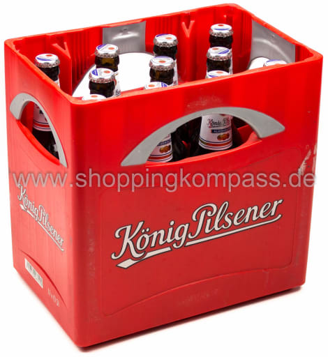 Foto König Pilsener Alkoholfrei Kasten 11 x 0,5 l Glas Mehrweg