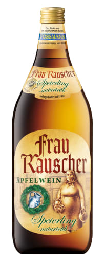 Foto Possmann Speierling Frau Rauscher Apfelwein 1 l Glas Mehrweg