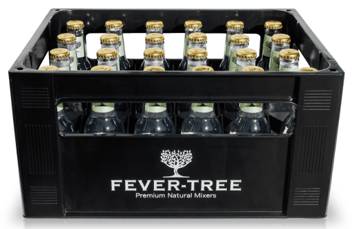 Foto Fever Tree Elderflower Tonic Water Kasten 24 x 0,2 l Glas Mehrweg