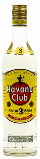 Foto Havana Club 3 Jahre Rum Karton 6 x 0,7 l Glas