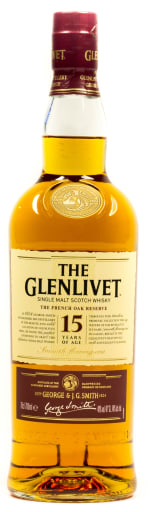 Foto The Glenlivet The French Oak Reserve Single Malt Scotch Whisky 15 years 0,7 l