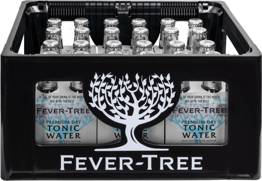 Foto Fever Tree Premium Dry Tonic Water Kasten 6 x 4 x 0,2 l Glas Mehrweg
