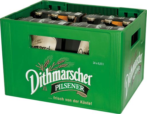 Miniaturansicht 0 Dithmarscher Pilsener Kasten 4 x 6 x 0,33 l Glas Mehrweg