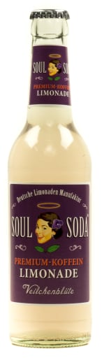 Foto Soul Soda Premium koffein Limonade Veilchenblüte 0,33 l Glas Mehrweg