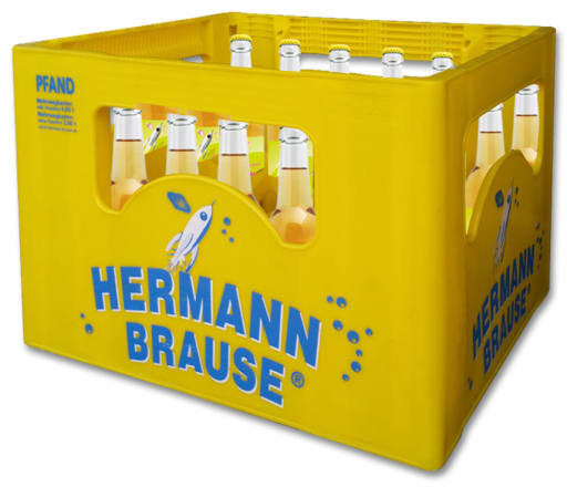 Miniaturansicht 0 Hermann Brause Apfelschorle Kasten 20 x 0,33 l Glas Mehrweg