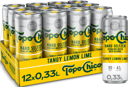 Foto Topo Chico Hard Seltzer Zitrone Limette Karton 12 x 0,33 l Dose Einweg