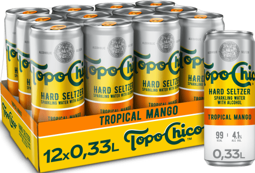 Miniaturansicht 0 Topo Chico Hard Seltzer Mango Karton 12 x 0,33 l Dose Einweg