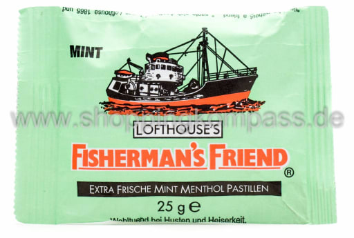 Foto Fisherman's Friend Frische Mint Menthol Pastillen