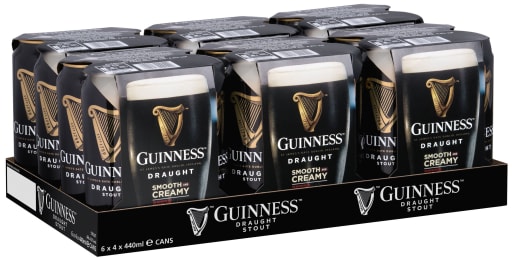 Miniaturansicht 0 Guinness Draught Brewed in Dublin Karton 6 x 4 x 0,44 l Dose Einweg