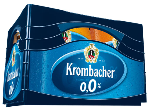 Foto Krombacher 0,0 Weizen alkoholfrei Kasten 4 x 6 x 0,33 l Glas Mehrweg