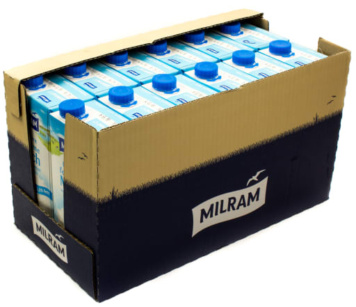 Foto Milram haltbare fettarme Milch 1,5% Fett Karton 12 x 1 l Tetra-Pack