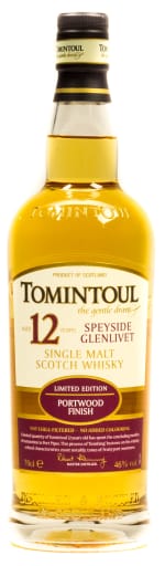 Foto Tomintoul Speyside Glenlivet Portwood Finish Single Malt Scotch Whisky 12 years 0,7 l