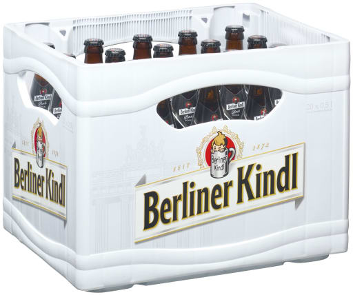 Miniaturansicht 0 Berliner Kindl Bock Dunkel Kasten 20 x 0,5 l Glas Mehrweg