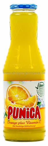 Foto Punica Orange Plus Vitamin C 1 l Glas Mehrweg