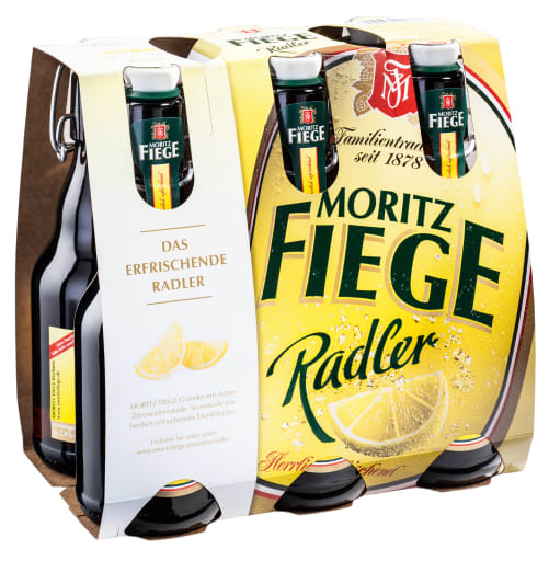 Miniaturansicht 0 Moritz Fiege Radler Bügel Kasten 3 x 6 x 0,33 l Glas Mehrweg
