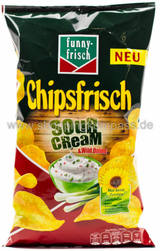 Foto Funny-Frisch Chipsfrisch Sour Cream & Wild Onion 175 g