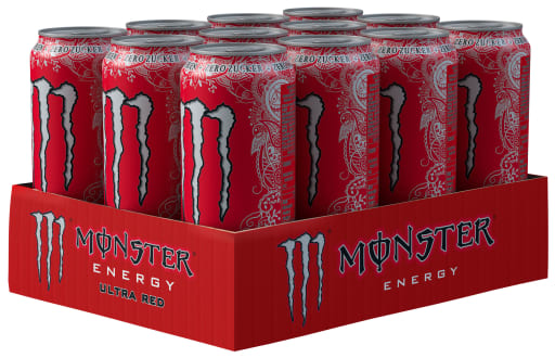 Foto Monster Energy Ultra Red Karton 12 x 0,5 l Dose Einweg