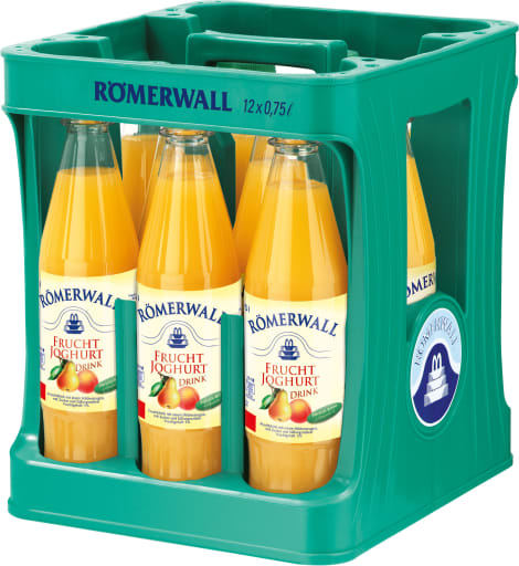 Foto Römerwall Frucht Yoghurt Drink Kasten 12 x 0,75 l PET Mehrweg
