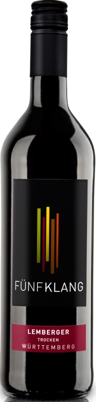 Fünfklang Lemberger Qualitätswein trocken Karton 6 x 0,75 l Glas