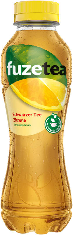 Fuze Tea Schwarzer Tee Zitrone 12 x 0,4 l PET Einweg