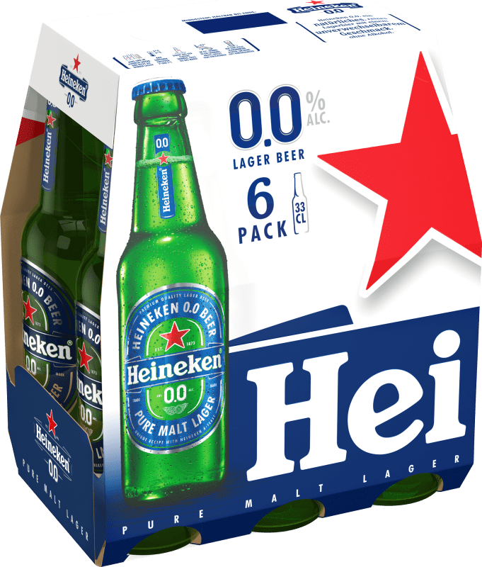 Foto Heineken Alkoholfrei Kasten 4 x 6 x 0,33 l Glas Mehrweg