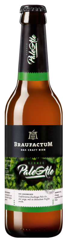 BraufactuM German Pale Ale Kasten 6 x 4 x 0,33 l Glas Mehrweg