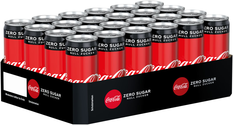Coca Cola Zero Karton 24 x 0,33 l Dose Einweg