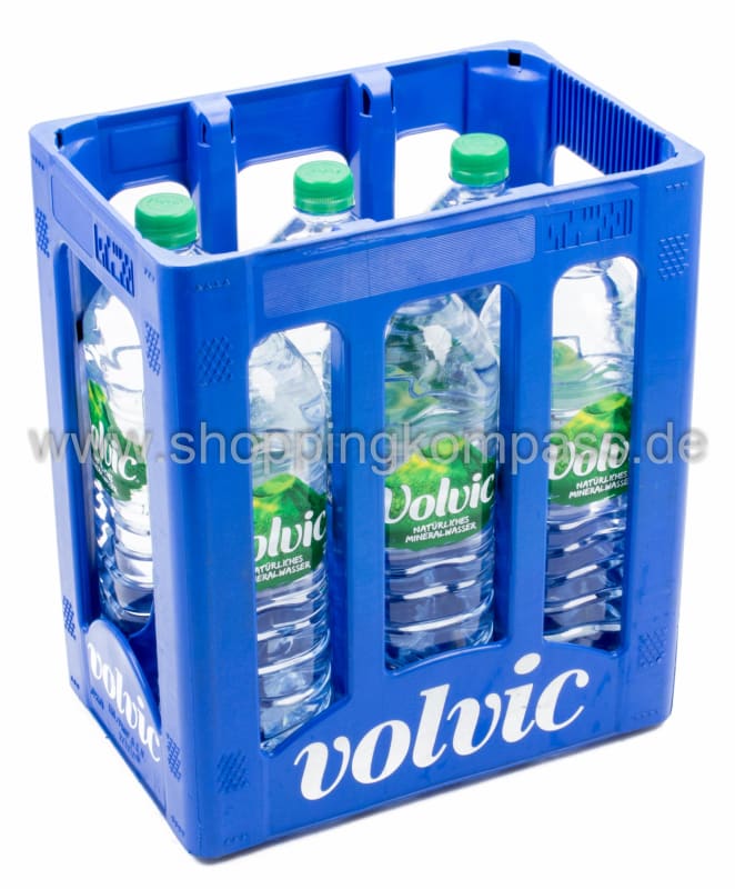 Volvic Naturelle Mineralwasser Kasten 6 x 1,5 l PET Einweg