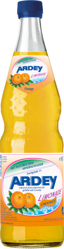 Ardey Quelle Limonade Orange Kasten 12 x 0,7 l Glas Mehrweg