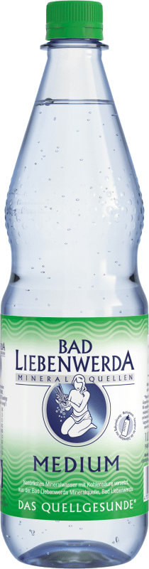 Bad Liebenwerda Mineralwasser Medium Kasten 12 x 1 l PET Mehrweg