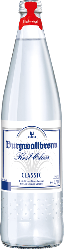 Burgwallbronn Mineralwasser Classic 0,75 l Glas Mehrweg