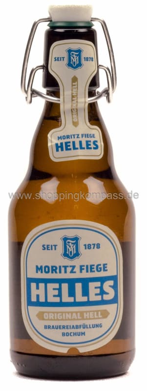 Moritz Fiege Helles Bügel Kasten 20 x 0,33 l Glas Mehrweg
