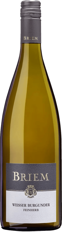 Foto Briem Weißer Burgunder Qualitätswein Feinherb 0,75 l Glas