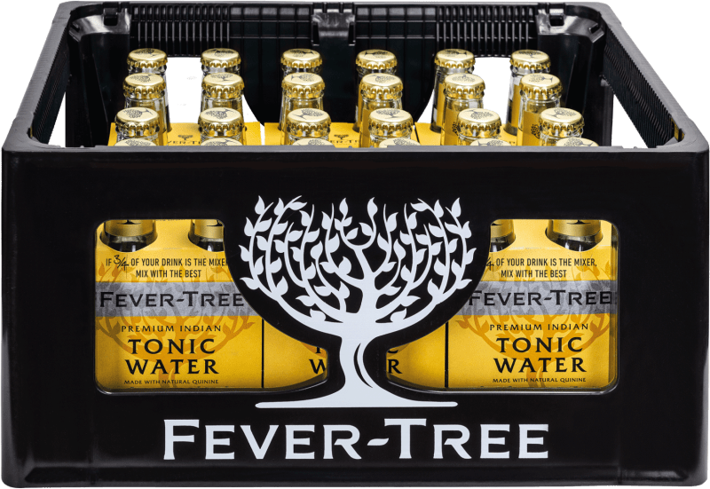 Foto Fever Tree Indian Tonic Water Kasten 6 x 4 x 0,2 l Glas Mehrweg